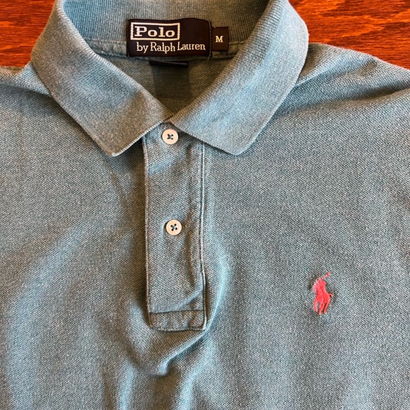 Polo Ralph Lauren Men’s Class Fit Mesh Cotton Polo Size Medium - Picture 3 of 4